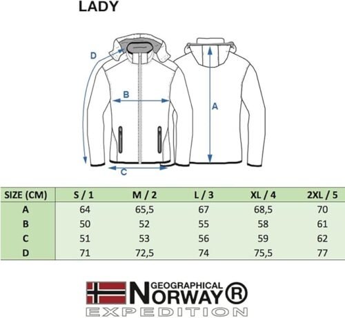 Chaqueta Geographical Norway softshell mujer - Imagen 2