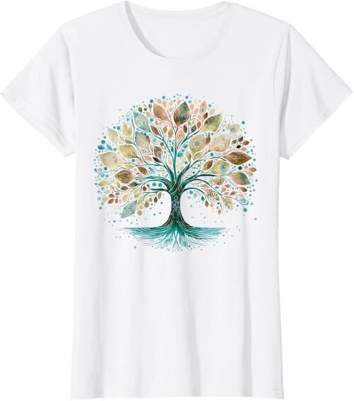 Camiseta de Algodón Árbol de la Vida